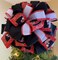 Beautiful Black and White Snowman Tree topper Bow product 4